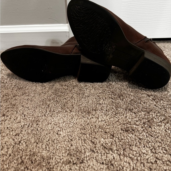 Esprit Dark Brown Ankle Booties - Picture 6 of 6